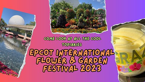 Flower and Garden Festival at EPCOT for 2023 - Look at All the Beautiful Topiaries