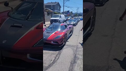 Endless Koenigseggs!! #shorts