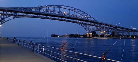 THE ONE DAY VACATION TRIP TO THE BLUE WATER BRIDGE.