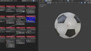 Procedural Soccer ball - Sorcar add-on