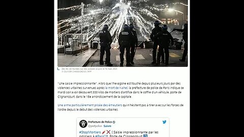 Paris: 300 kilos de mortiers d'artifice découverts dans un véhicule, trois personnes interpellées