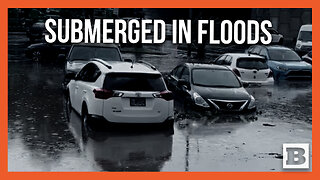 Parked Cars, Roads SUBMERGED in Flood Waters in Atlanta, Georgia