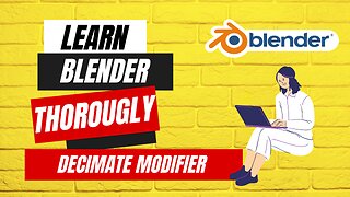 How to use the Decimate Modifier in Blender