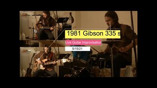 1981 Gibson 335s Guitar---Informative Improvisation