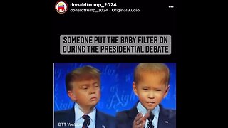 Baby Trump smashes Baby Biden