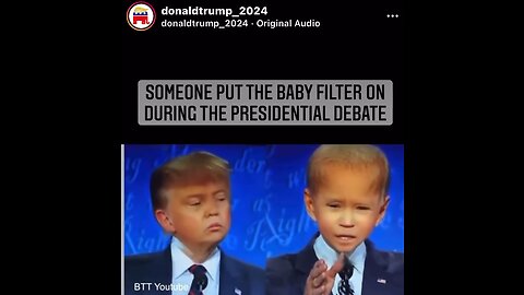 Baby Trump smashes Baby Biden