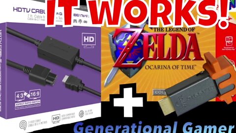 Hyperkin - Nintendo SNES, N64 and Gamecube HDMI Cable With Marseille's mClassic