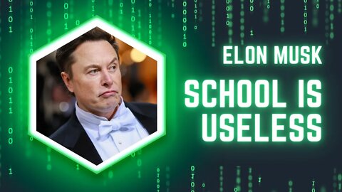 Elon Musk explains Why School Is Useless