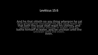 Leviticus Chapter 15