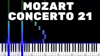 🔴 Mozart Piano Concerto - Easy Piano