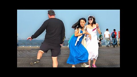 FUNNY Fart Prank on the Beach! Mother Nature, Take the Wheel