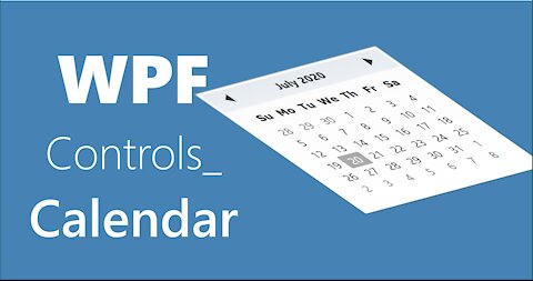 WPF Controls | 10-Calendar | HD