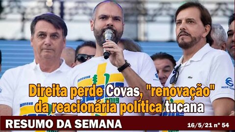 Direita perde Covas, "renovação" da reacionária política tucana - Resumo da Semana nº 54 - 16/05/21