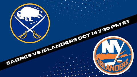 Buffalo Sabres vs New York Islanders Prediction, Pick and Odds | NHL Hockey Pick for 10/14