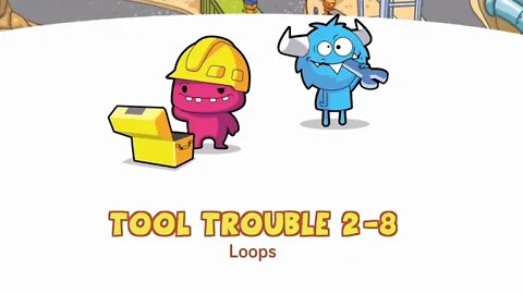 Puzzles Level 2-8 | CodeSpark Academy learn Loops in Tool Trouble | Gameplay Tutorials