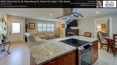 6453 32nd Ave N, St, Petersburg FL Home For Sale! | Tim Gamb