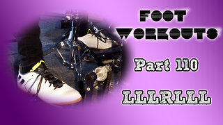 Drum Exercise | Foot Workouts (Part 110 - LLLRLLL) | Panos Geo