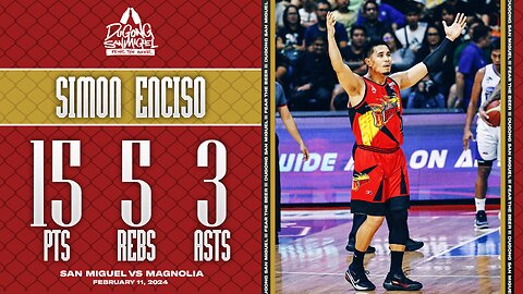 Simon Enciso Highlights [San Miguel vs Magnolia Finals G5 | Feb. 11, 2024]