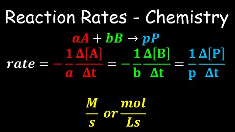 Reaction Rates, Kinetics - Chemistry