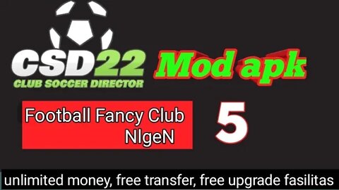 Club Soccer Director CSD22 Mod Apk | NlgeN 5 Alfreton Town vs Football Fancy Club