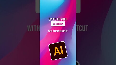 How to Speed Up Your Workflow with Custom Shortcuts in Illustrator #adobeillustrator #ladalidi