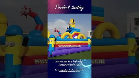 Custom Hot Sale Inflatable Jumping Castle Slide #inflatablefactory #inflatable #catle #jumping