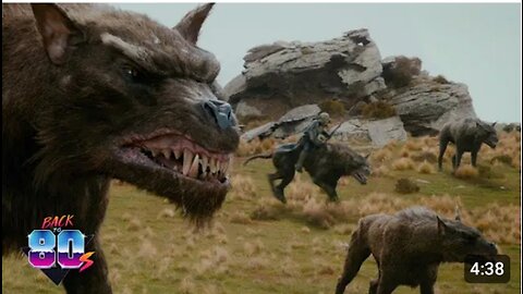 Wargs Attack!!Lord of the rings 8k back to 80s#