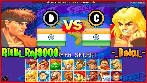 Super Street Fighter II X (Ritik_Raj9000 Vs. -_Deku_-) [India Vs. India]