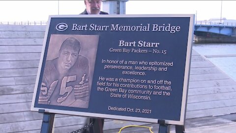 Bart Starr's on-going legacy continues in Green Bay: Walnut Street Bridge renamed in his honor