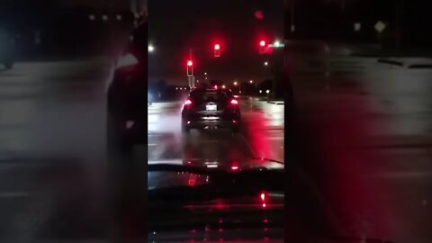 Car runs a RED Light and INSTANTLY regretted it 😂