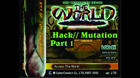 Re(tro)Play: .Hack// Mutation- Part 1