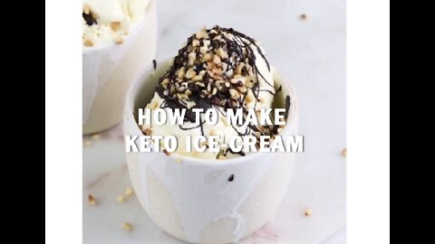Keto Ice Cream Recipe | How To Make Keto Ice Cream