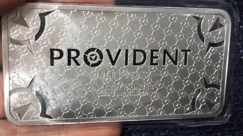Provident Metals 10 Oz Silver Incuse Bar Review