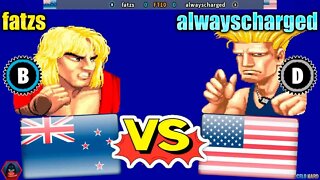 Street Fighter II': Hyper Fighting (fatzs Vs. alwayscharged) [New Zealand Vs. U.S.A.]