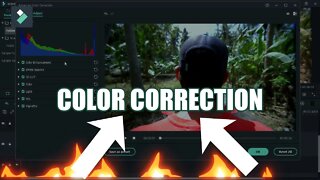 Color Correction in |WONDERSHARE FILMORA X| (TUTORIAL)