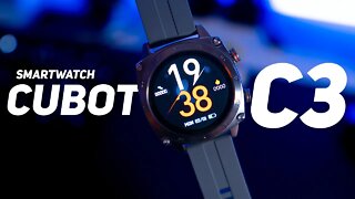 CUBOT C3 - SMARTWATCH SUPER BARATO E COM DESIGN ROBUSTO!