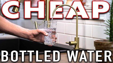 I Stopped Drinking Bottled Water- Under Sink Hydroviv Filter Installation - How To