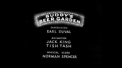 1933, 11-11, Looney Tunes, Buddy’s beer garden