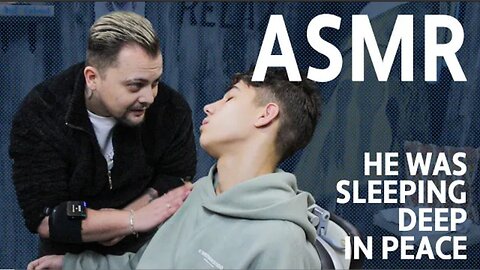 ASMR SLEEP MASSAGE | Customer Sleeps Deep In Peace