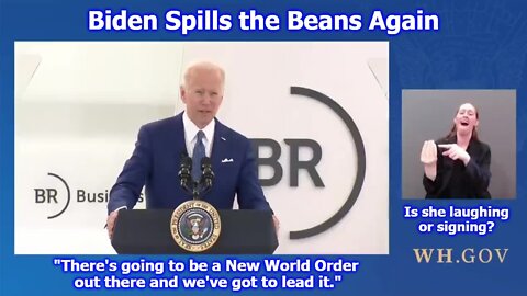 Sleepy Joe Spills the Beans. AGAIN!