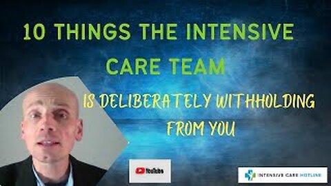 10 things the intensive care team is deliberately withholding from you- live stream!