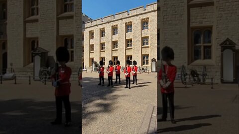 Changing of the Guards the Tower of London August 8 22 part 3 #toweroflondon