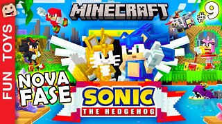 Sonic no Minecraft #09 🔵 Atualização gratuita com NOVAS FASES - Português - PT-BR