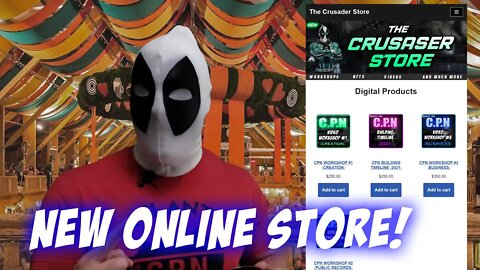 NEW WEBSITE AND NEW WORKSHOP ANNOUNCED! www.thecrusaderstore.com