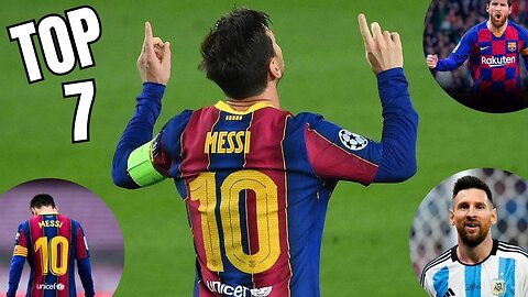 7 Unbelievable Messi Goals in Football ⚽