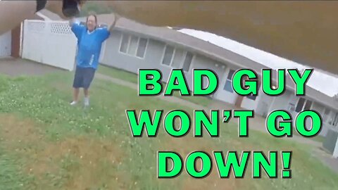 Bad Guy Just Won't Go Down After Cop Shoots Multiple Times! LEO Round Table S08E126