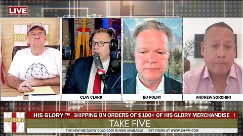 HIS GLORY | Dave Scarlett, Bo Polny, Andrew Sorchini & Clay Clark Discuss- The Collapse of the Dollar, Three Separate Coin Shop Owners Shocked as Their Bank Accounts Suddenly Shut Down with No Reason Given & New Gold-Backed BRICS Currency