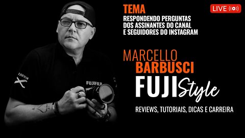 LIVE | RESPONDENDO PERGUNTAS sobre FUJIFILM e muito mais