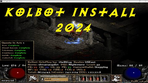 Kolbot Install 2024 (Diablo II Legacy Bot) 1.14D