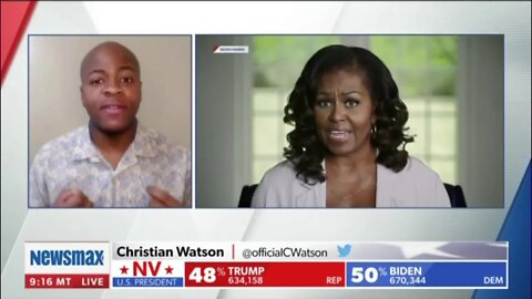 Mr. Watson on Newsmax T.V: Michelle Obama Doesn't Recognize Reality